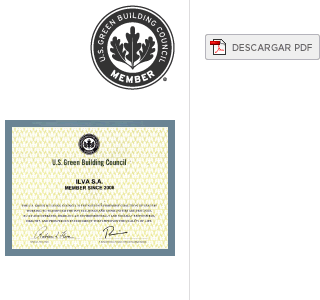 Certificado U.S. Green Building Council